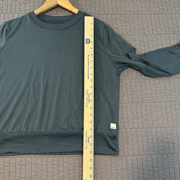 Vuori Daydream Crew Top Womens Medium Green Pullover Workout Performance VW133 - Picture 9 of 10